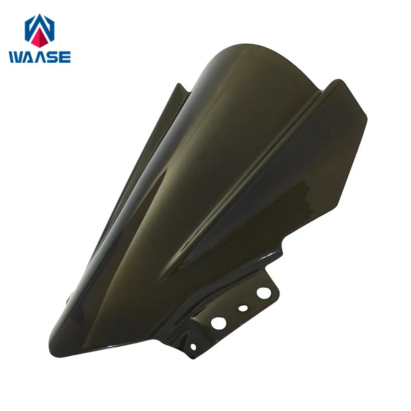 

waase For Kawasaki Ninja 250SL 2014 2015 2016 2017 Motorbike Front Double Bubble Windscreen Windshield Shield Screen Glass