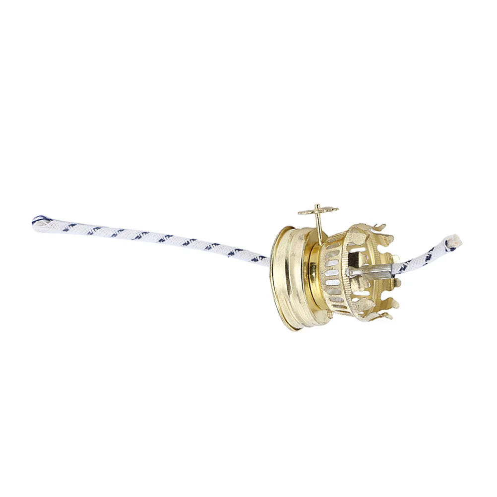 

Essential Oil Burner Wicks Lamps Replacement Metal Stand Lantern Holder Candlemaking Kerosene Accessories