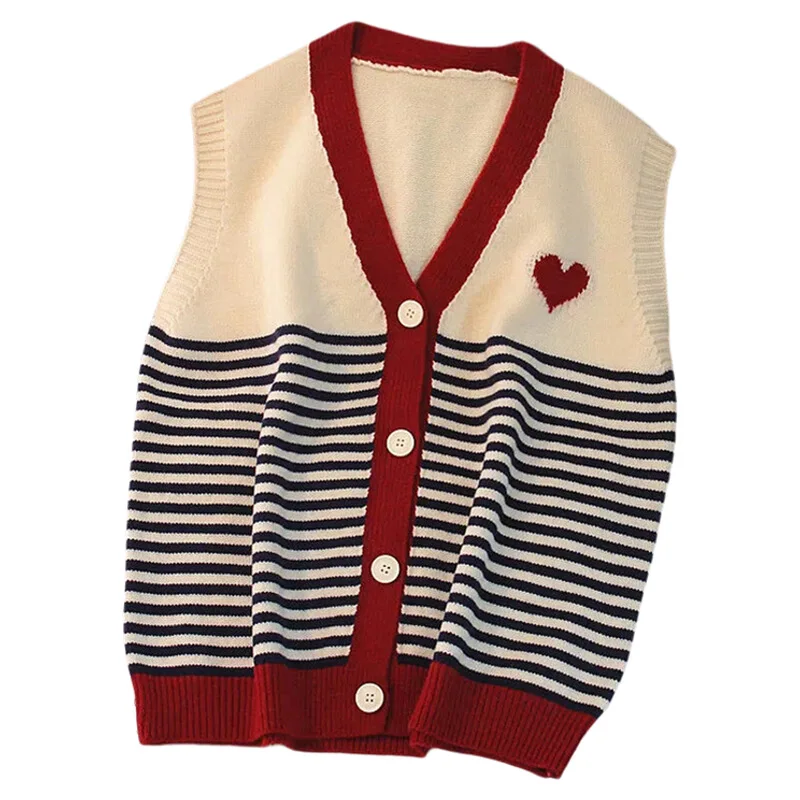 Свитер-жилет с V-образным вырезом кардиган новинка для весны и осени приталенная