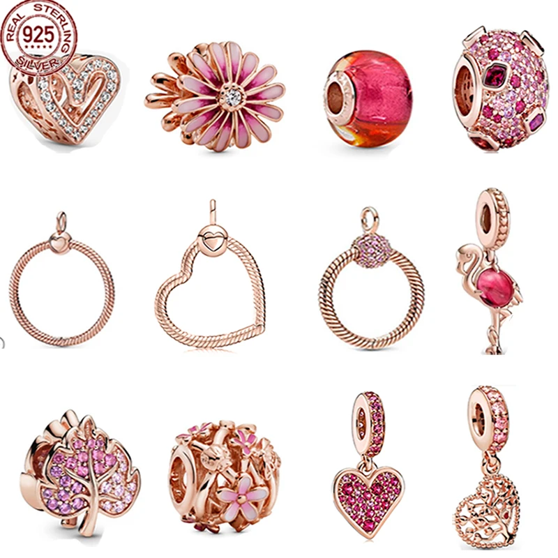 

Кулон из серебра 925 пробы в виде сердца из розового золота