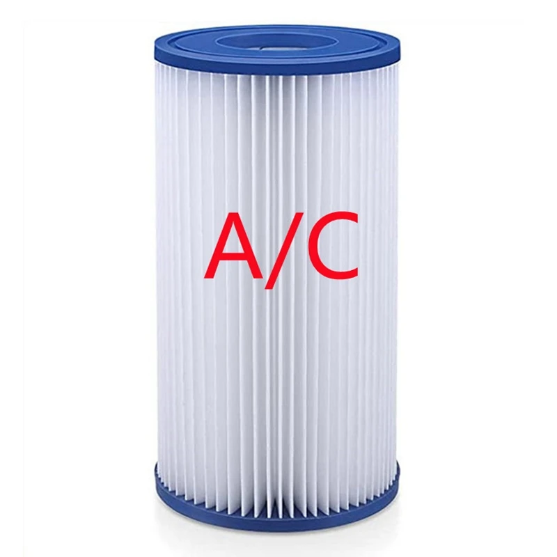 Сменные фильтрующие элементы для бассейна из 6 частей A или C совместимы с простым