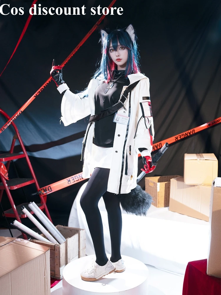 Техасский косплей Arknights игровой костюм аниме женская мода повседневный наряд