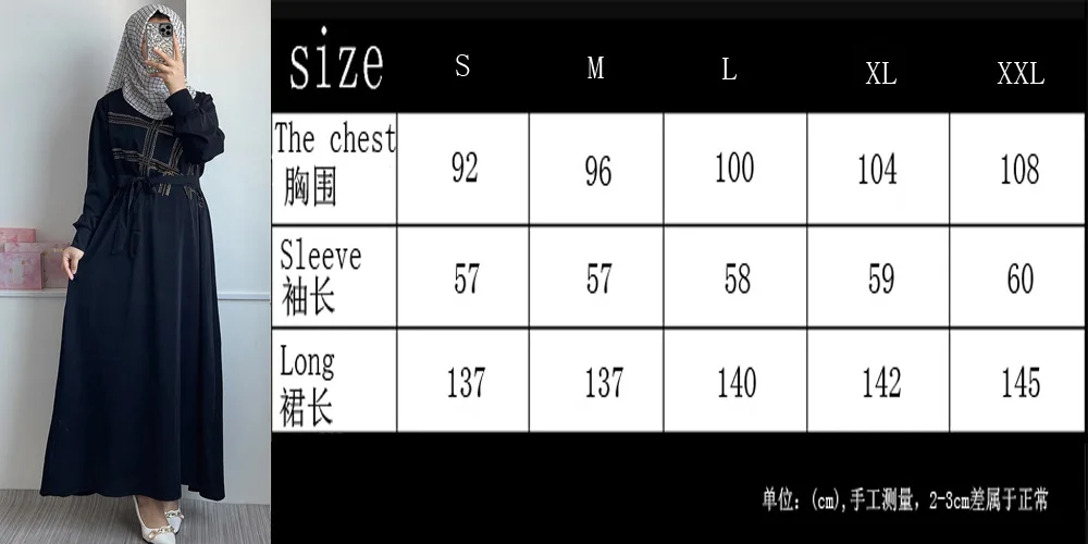 Abaya Muslim Maxi Dress Women With Diamond Arab Dubai Islamic Clothing Robes Autumn New Fashion Loose Casual Muslim Long Dresses