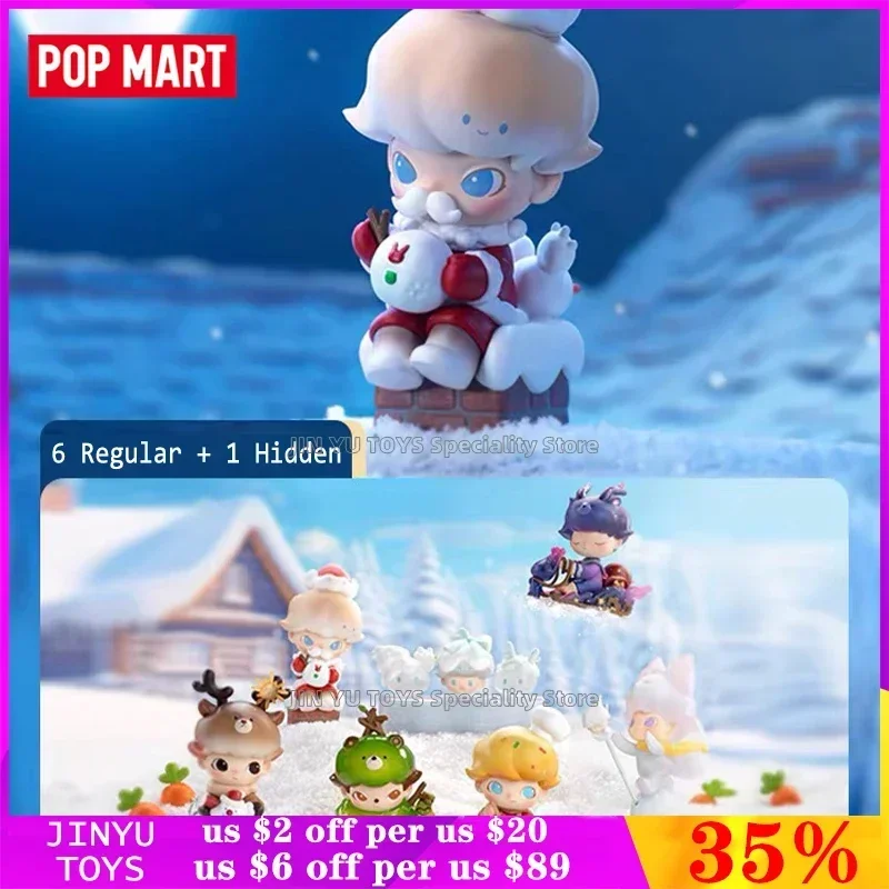 POP MART DIMOO буквы из снеговика серии глухая коробка Kawaii аниме экшн-фигурки