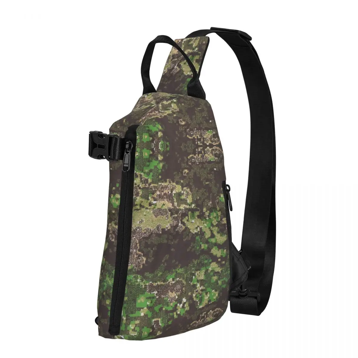 Greenzone Camo Camouflage Military Woodland Army Shoulder Bags Chest Cross Chest Bag Diagonally Casual Man Messenger Bag