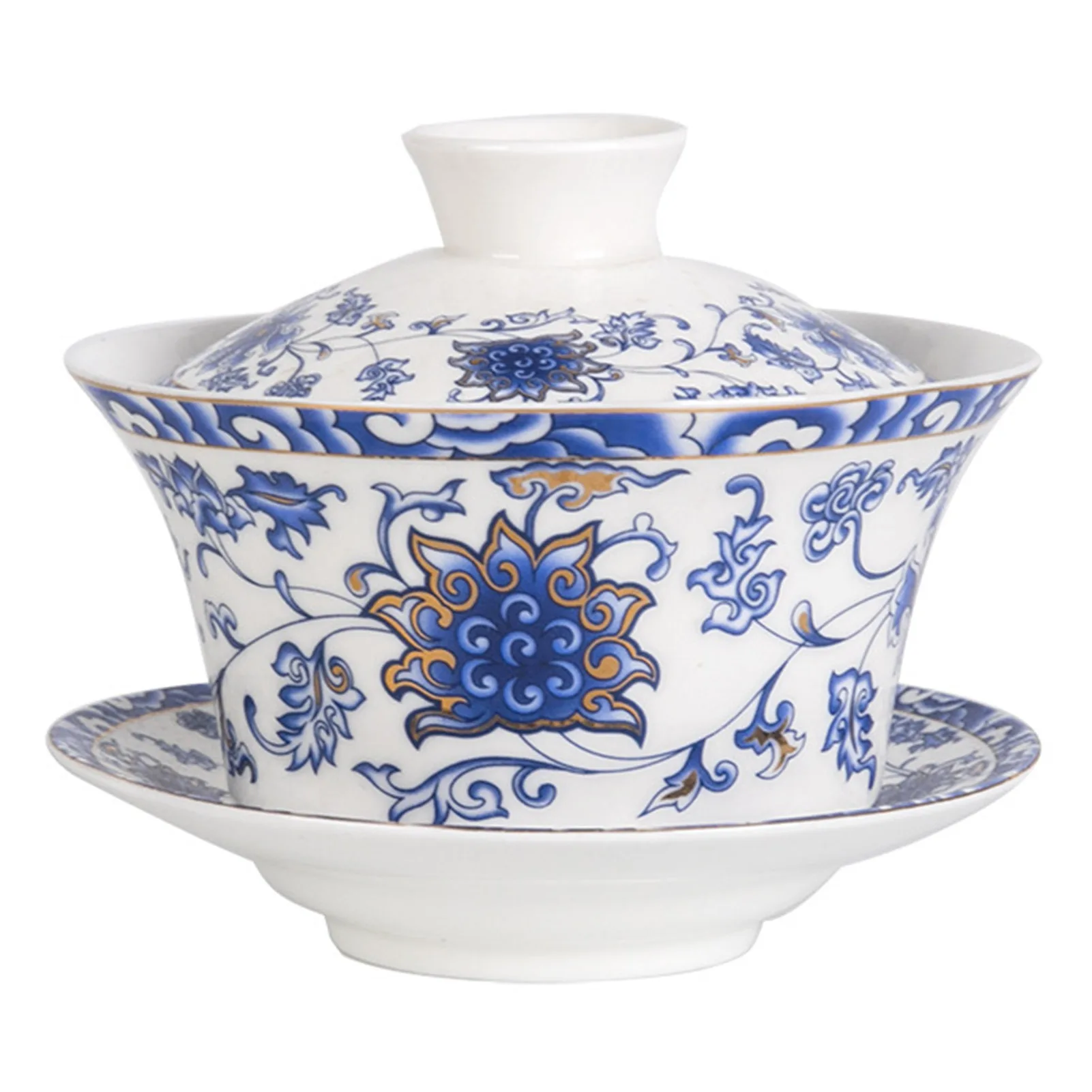 Классическая китайская чайная чашка в этническом стиле великолепный цветочный