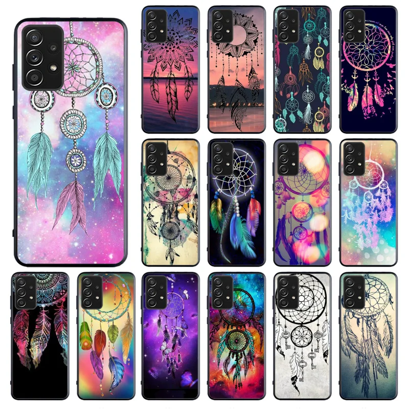 

Phone Case for Samsung Galaxy A73 A53 A13 A22 A12 A32 A71 A21S A33 A52 A72 A02 A03 A51 A31 M31 Dream Catcher Dreamcatcher