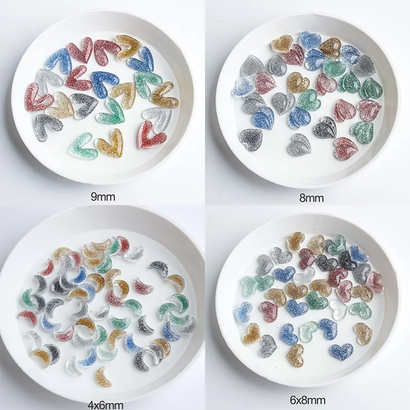 Новинка плоская задняя часть винтажная смола блестящая многостильная коллекция