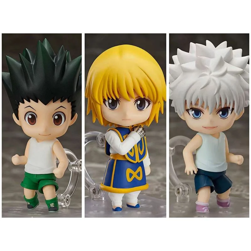 

10CM Anime HUNTER HUNTER Figure GON FREECSS Figurine Kurapika Figuras Killua Zoldyck Action Figure PVC Collection Model Toy