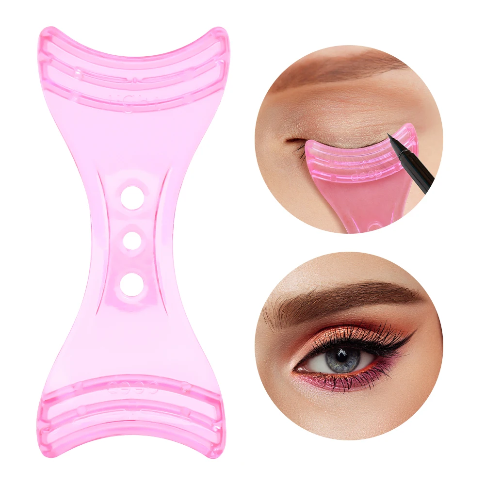 

1PCS Resusable Eyeliner Ruler Multi-Functional Eye Makeup Auxiliary Professional Drawing Eyeliner Mascara Applicator Guide Tools