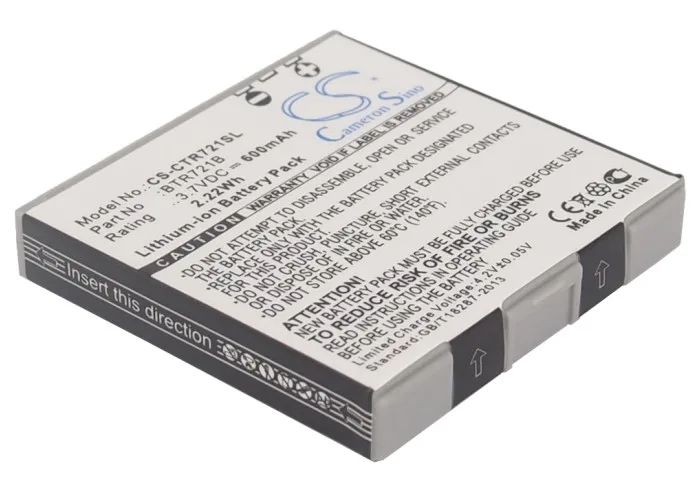 

CS 600mAh/2.22Wh battery for Casio C721 BTR721B