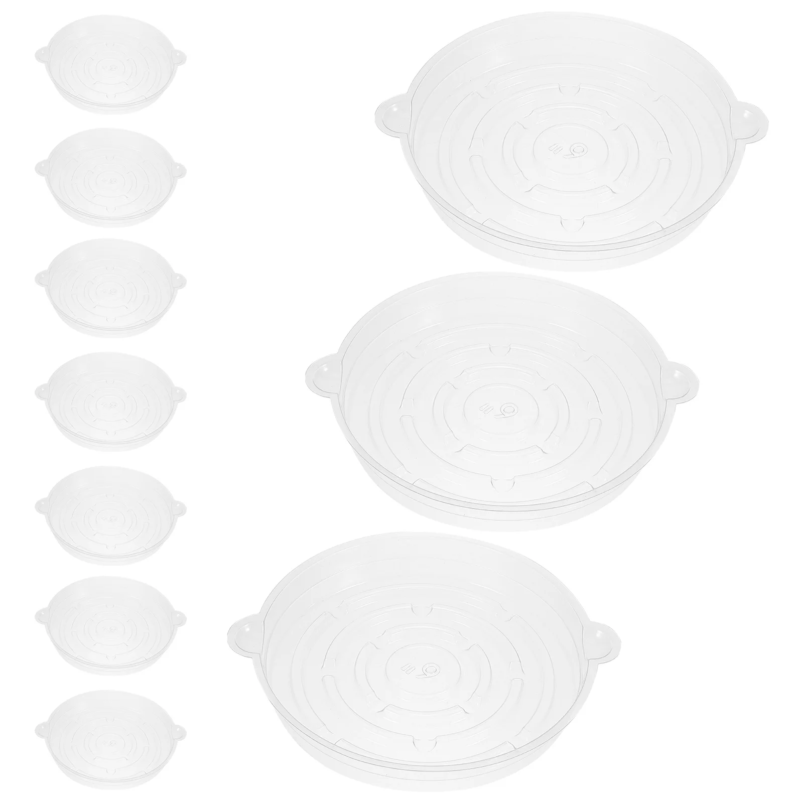 

10 шт. ваза для блюдец квадратной формы, горшечные лотки, капельные маленькие блюдца из ПВХ