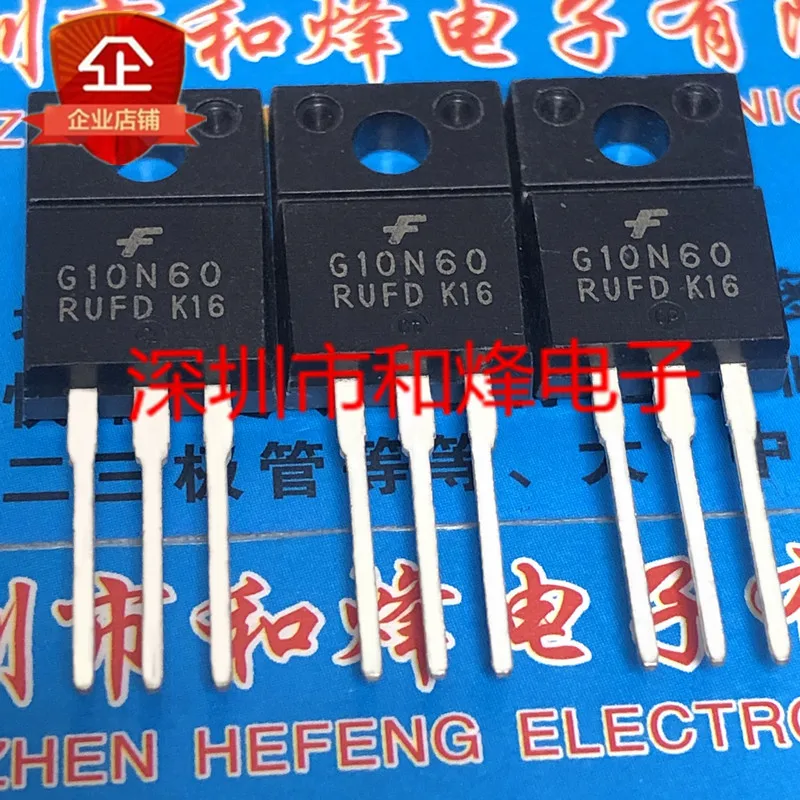 

5 шт.-10 шт. G10N60RUFD SGF10N60RUFD TO-220F Новый и оригинальный в наличии