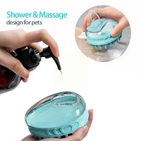 bathroom dog cat bath brush massage gloves brush soft safety shampoo with comb abstpr dog accessories pet pet box brush t6c5