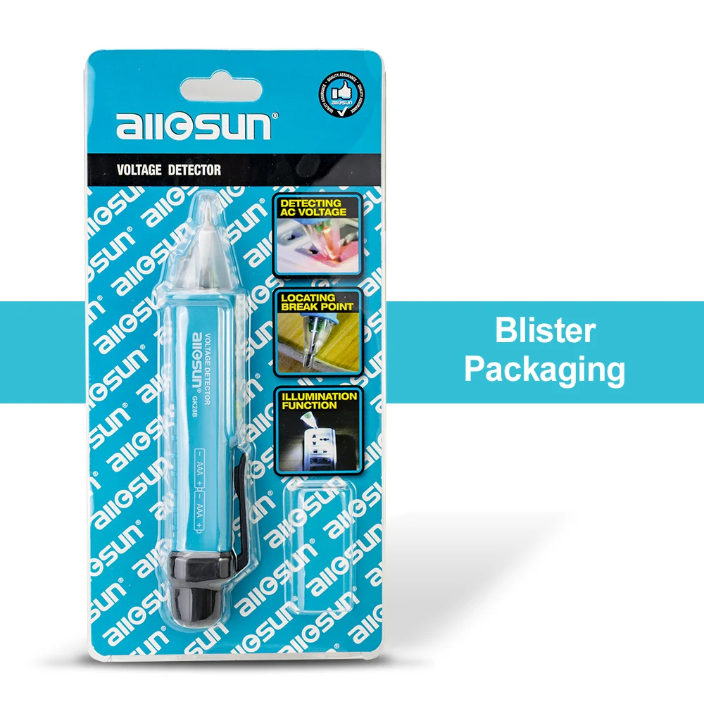 ALL0SUN GK28 Бесконтактный детектор напряжения двойной диапазон переменного тока 12