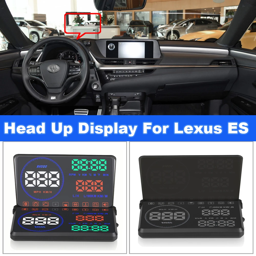 

HUD Head Up Display For Lexus ES 300h/350 ES300h ES350 2013-2020 Car Electronic Accessories Projector Windshield Plug & Play