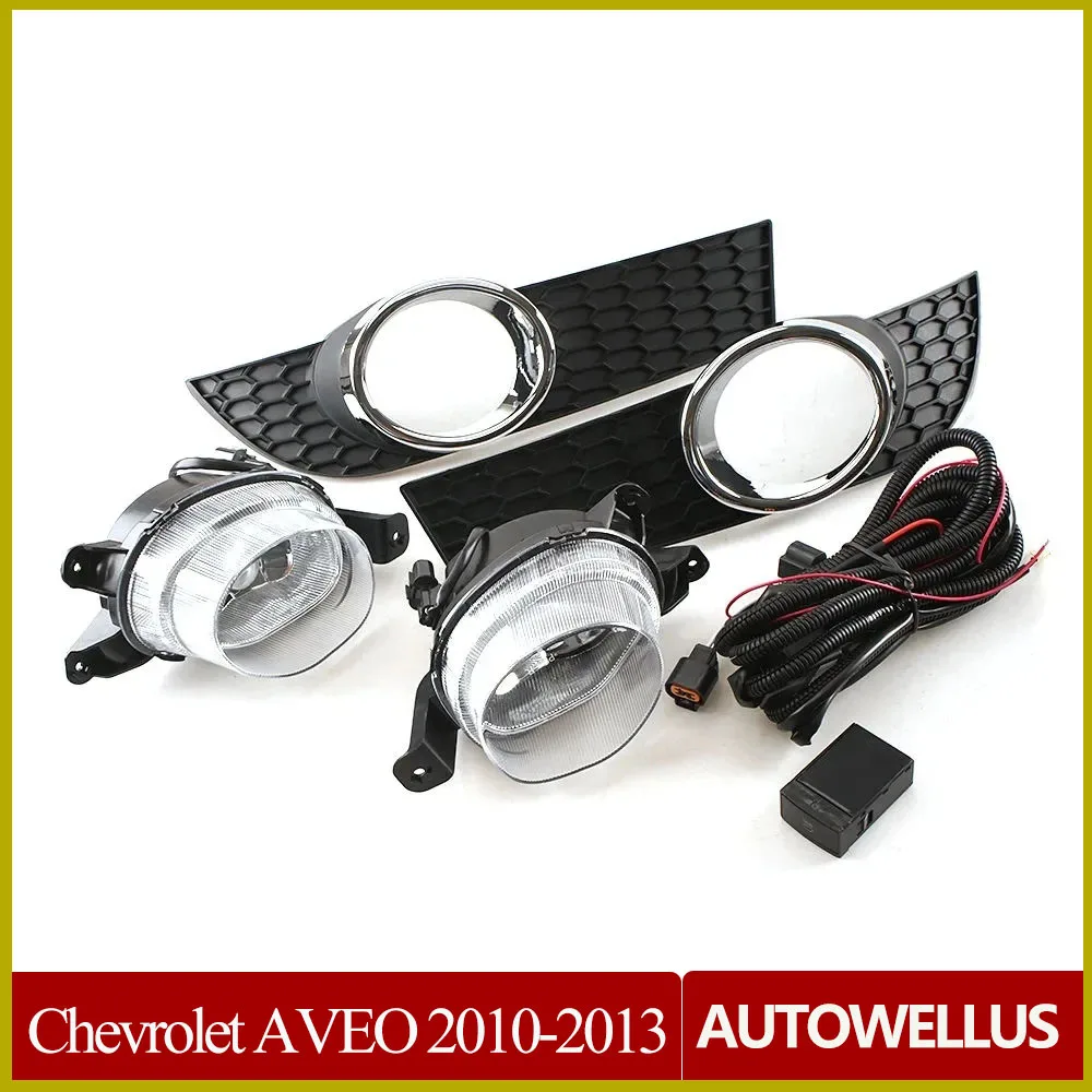 

Декоративный чехол для передней противотуманной фары Chevrolet AVEO 2010-2013