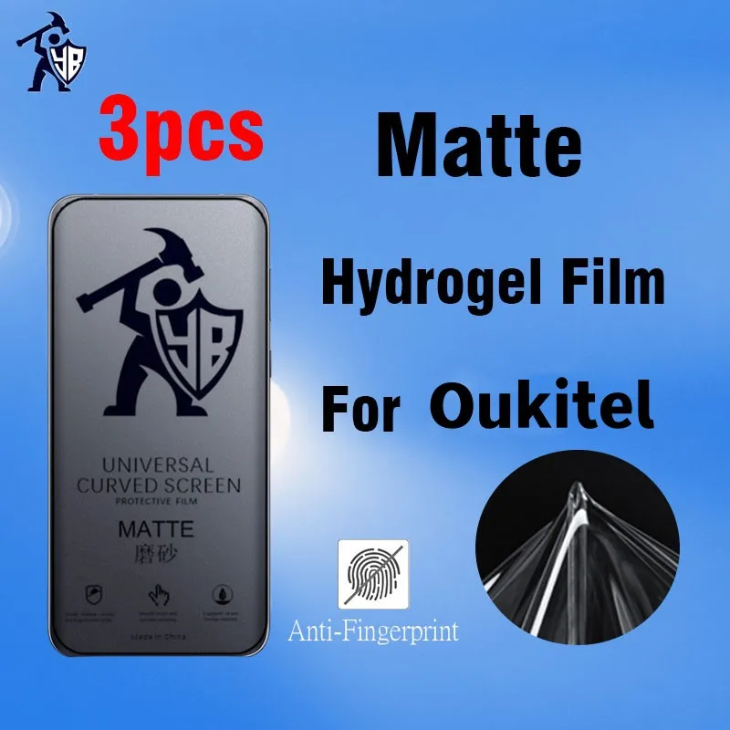 

3 шт. матовая Гидрогелевая пленка для Oukitel WP19 WP15 WP13 5G WP12 WP9 WP10 WP8 WP7 C19 C21 C23 Pro, матовая защита экрана, не стекло