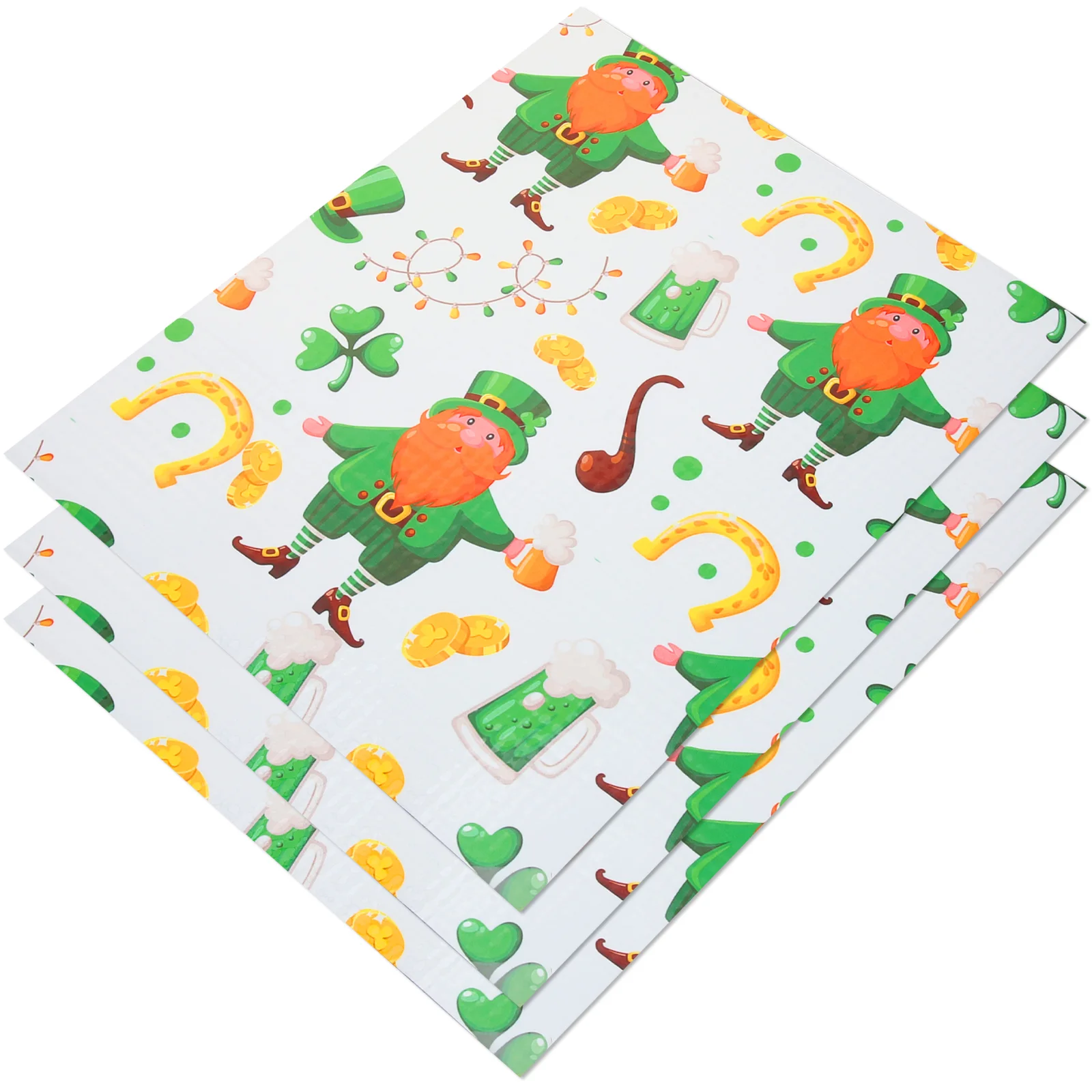 

Heat Transfer Paper St Patricks Day Heat Transfer Paper Green Clothes Sublimation Film Clothing Iron Transfer Paper