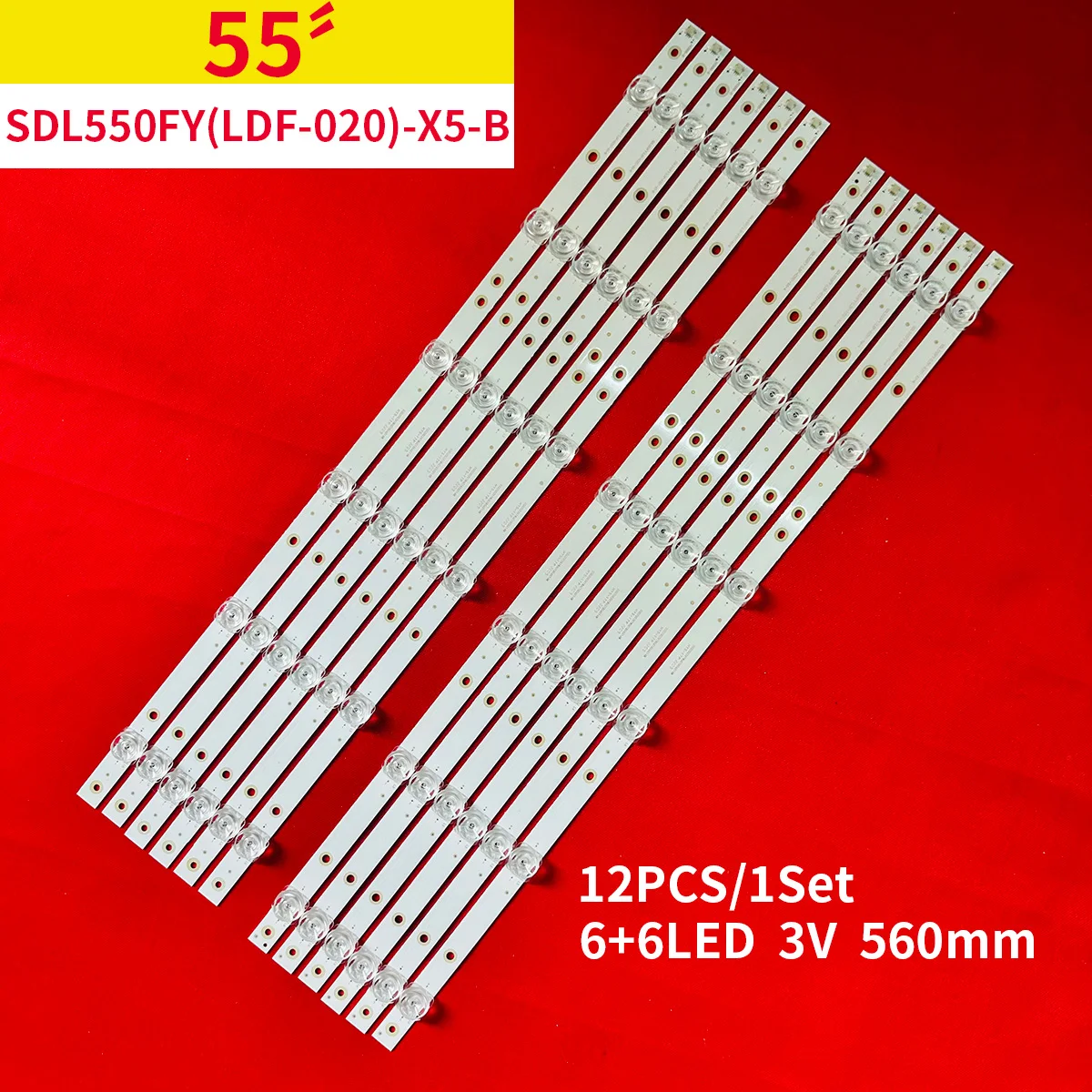 Лента светодиодной подсветки для SW-LED55UA402 IP-LE 410885 KALED55JU8100VA U55D7300E MS-L3184 V2 JL.D 55052330