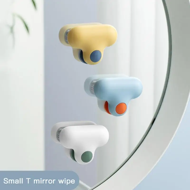 

Portable Glass Wiper Small T Mirror Household Tool Wall Suction TPR Cleaner Cleaning Tools