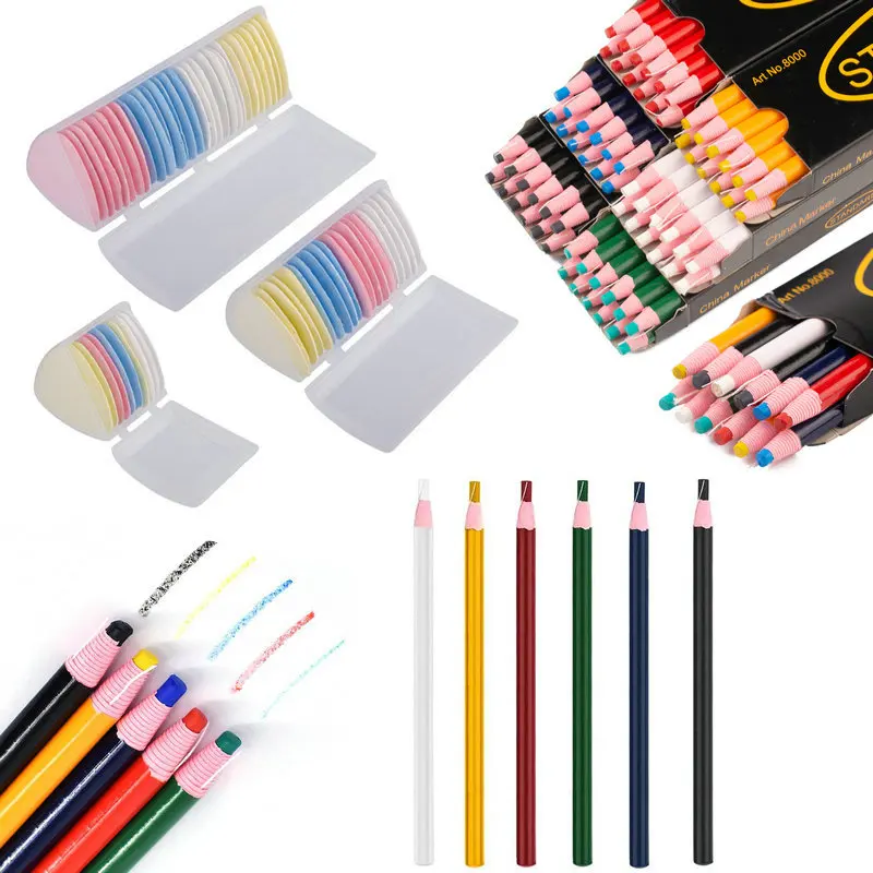 

Colorful Tailor Chalk Sewing Dressmakers Clothing pattern brush DIY Sewing Supplies Fabric Marker Needlework Accessories Tools