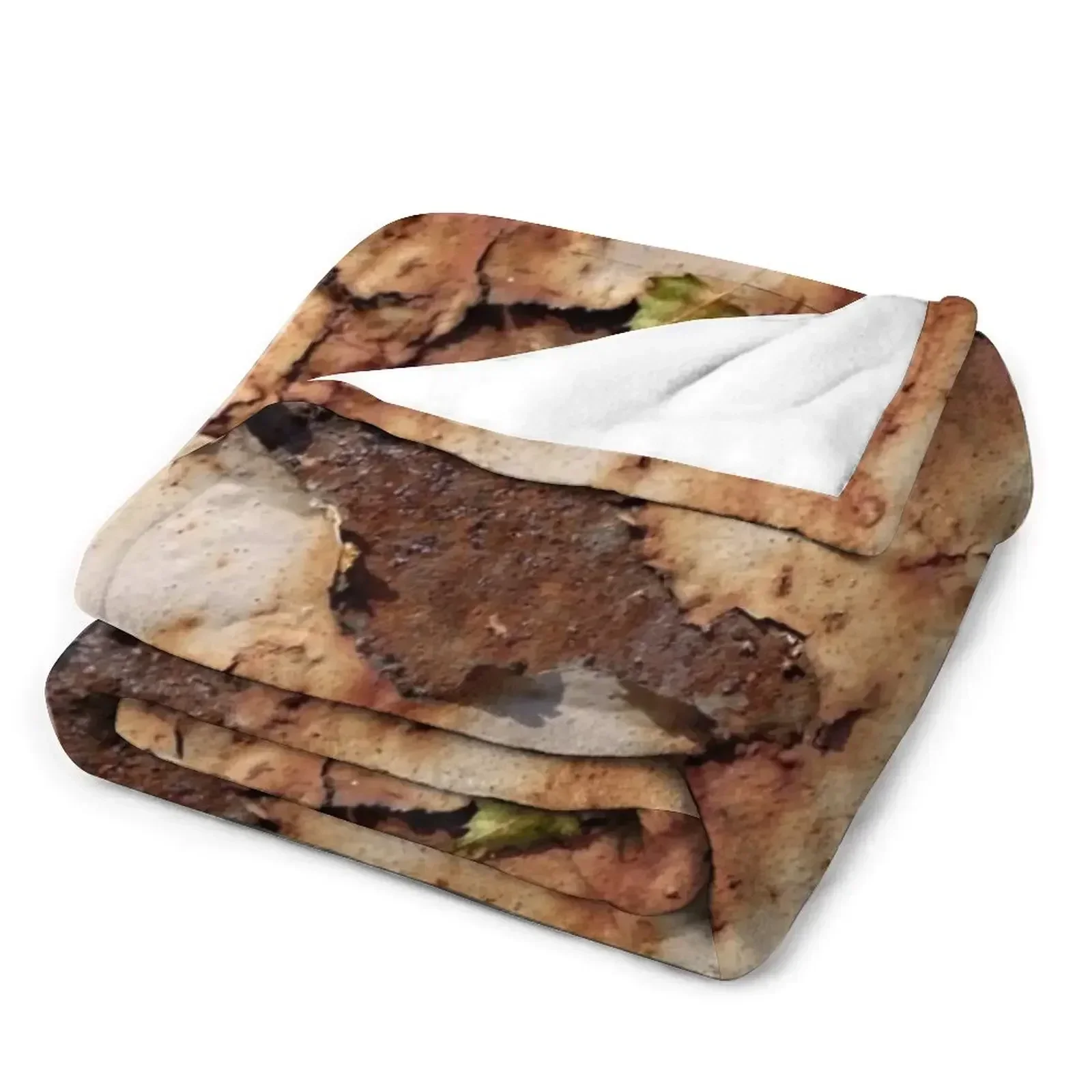 Цвета ржавчины с листом 01 (Rust-Art Rost) Декоративное одеяло Многоцелевое тяжелое