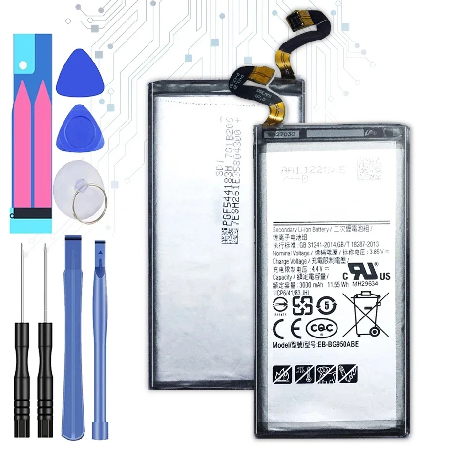 EB-BG950ABE EB-BG950ABA 3000 мАч Аккумулятор для Samsung Galaxy S8 Plus SM-G9508 G950T G950U G950V G950F G950A G9500 G950 Batterij