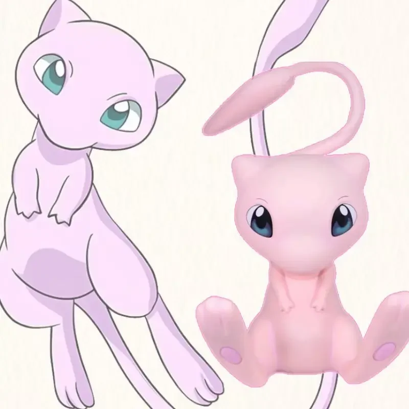 Фото 40 см новая аниме-фигурка Pokemon Mewtwo, очень большая модель 1:1, статуя, милые украшения для рабочего стола, детские подарки на день рождения, игрушки №3