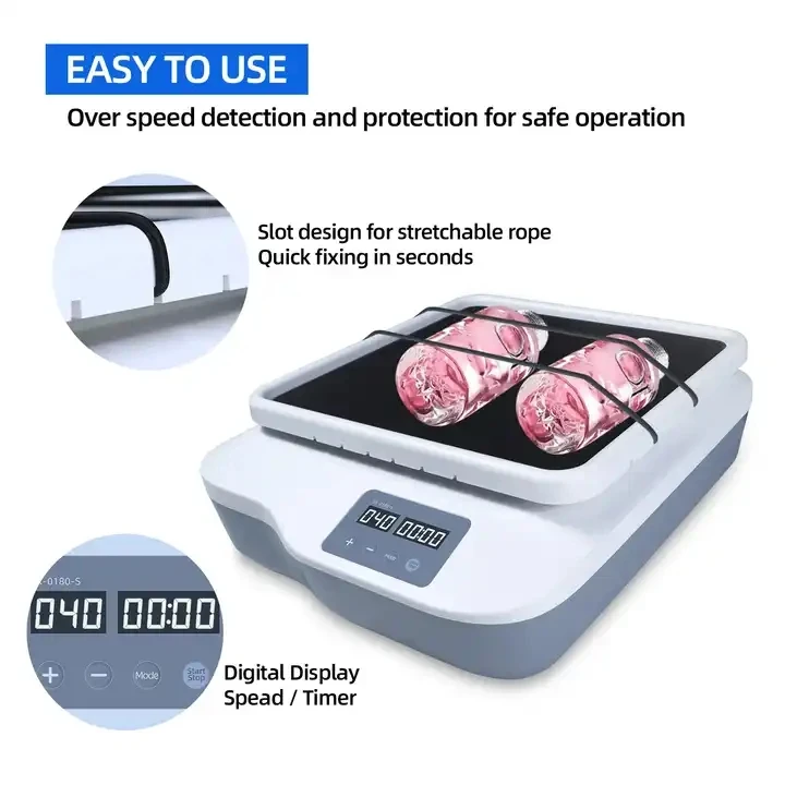 IKEME лабораторный инструмент орбитальный шейкер с ЖК-дисплеем регулируемая