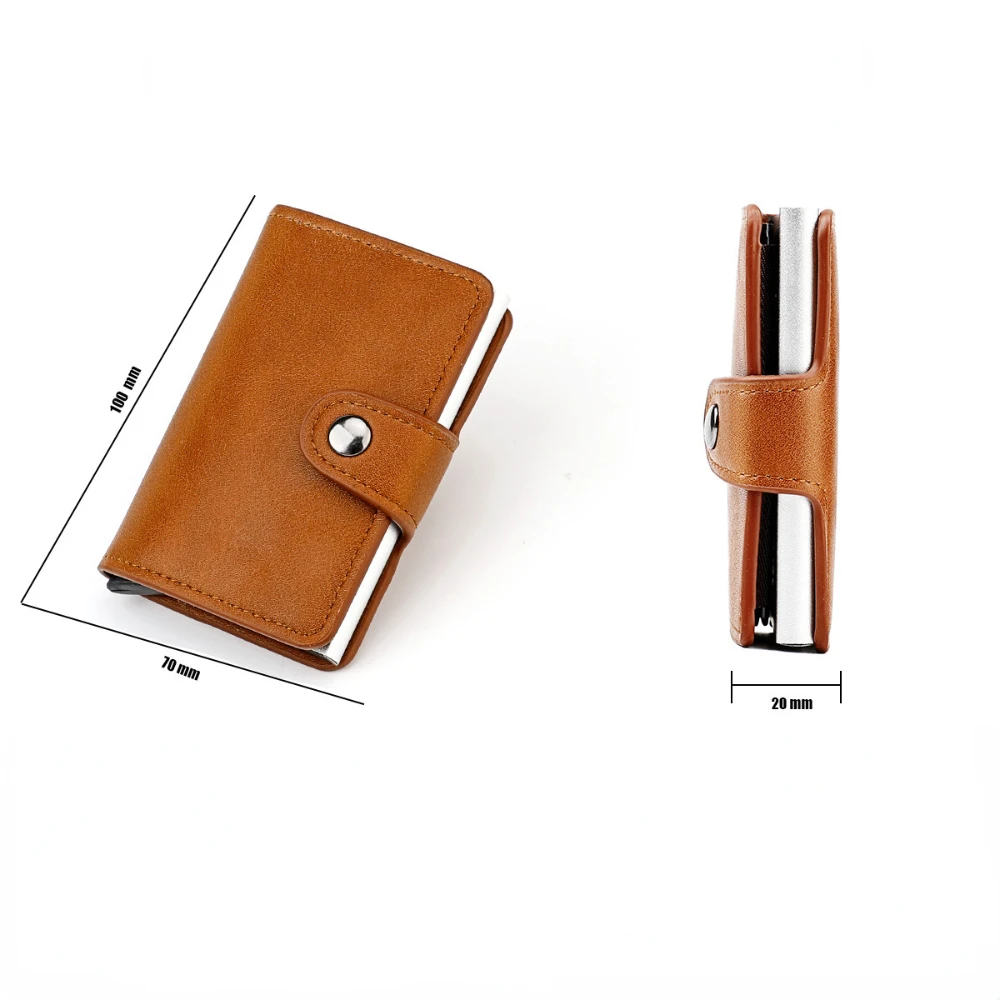 RFID Aluminum Alloy Card Package Credit Card RFID Shielding Card Package Automatic Spring Card Anti-theft Wallet