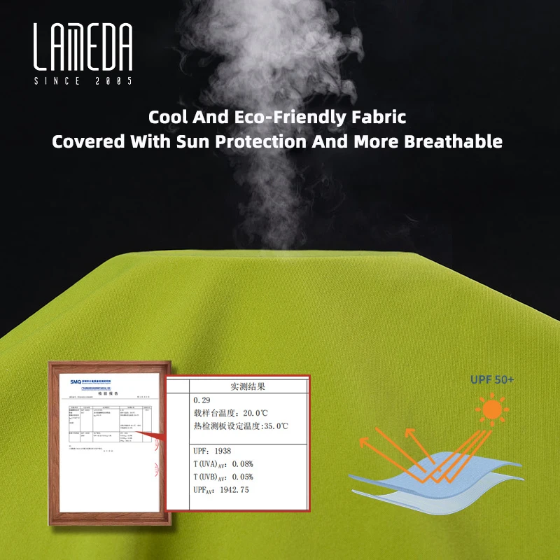 Веломайка LAMEDA UPF50 Мужская дышащая кофта с длинными рукавами и защитой от солнца