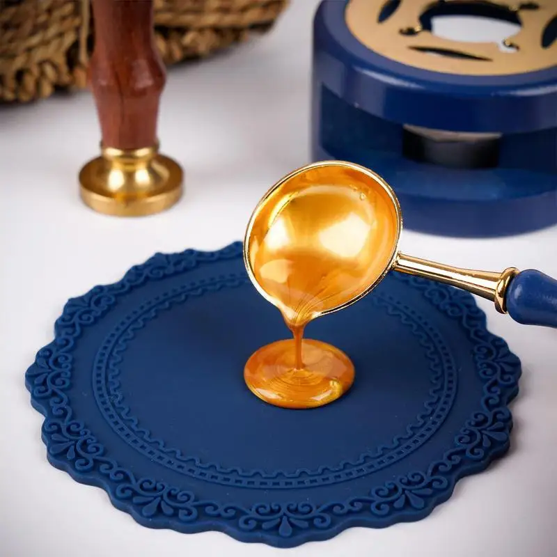 

Набор восковых запаек, грелка с ложкой для плавления воска, подарок для влюбленных, кухонные принадлежности, конверт в подарок и украшение