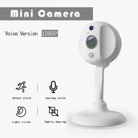 mini wireless camera hd 1080p mobile phone night vision remote monitoring shaking head two way voice intercom wifi camcorder