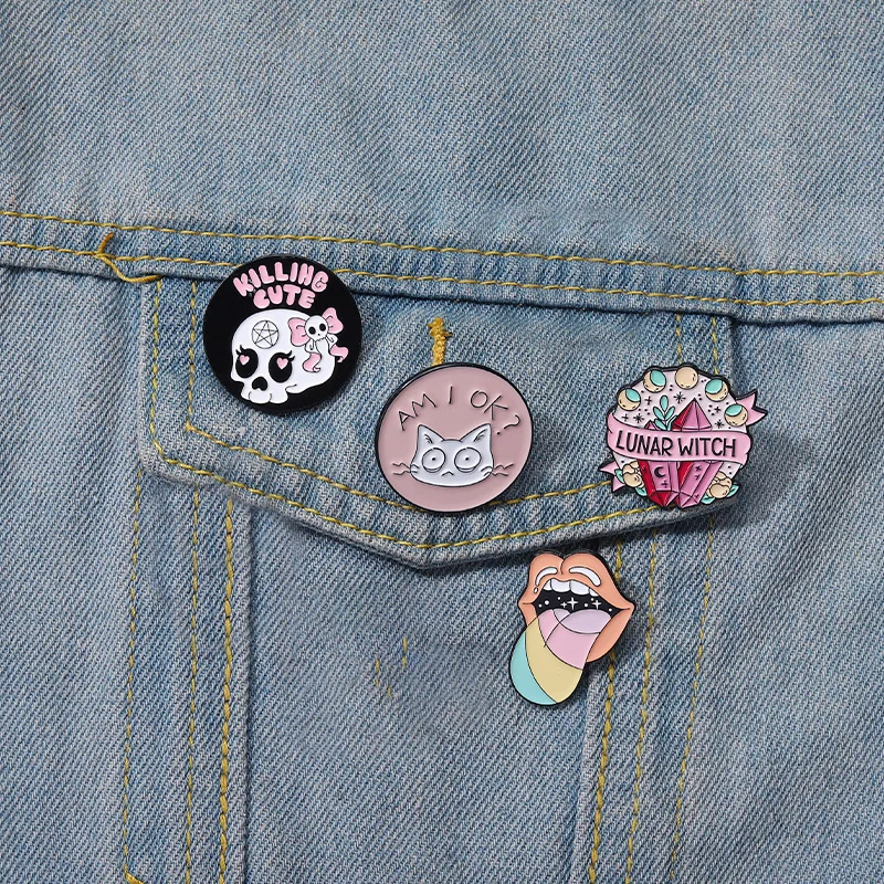 Нормально ли я? Длительный срок службы феминизма! Эмалевые заколки Killing милый