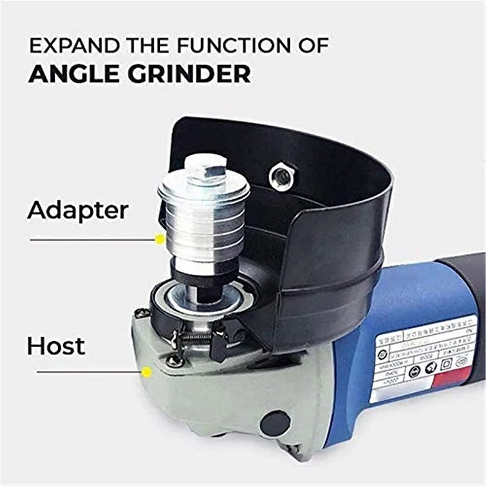 

M10 M14 Angle Grinder Adapter Conversion Head Flange Nut Variable Slotting Grooving Machine For 100/125-230 Lock Nuts Parts