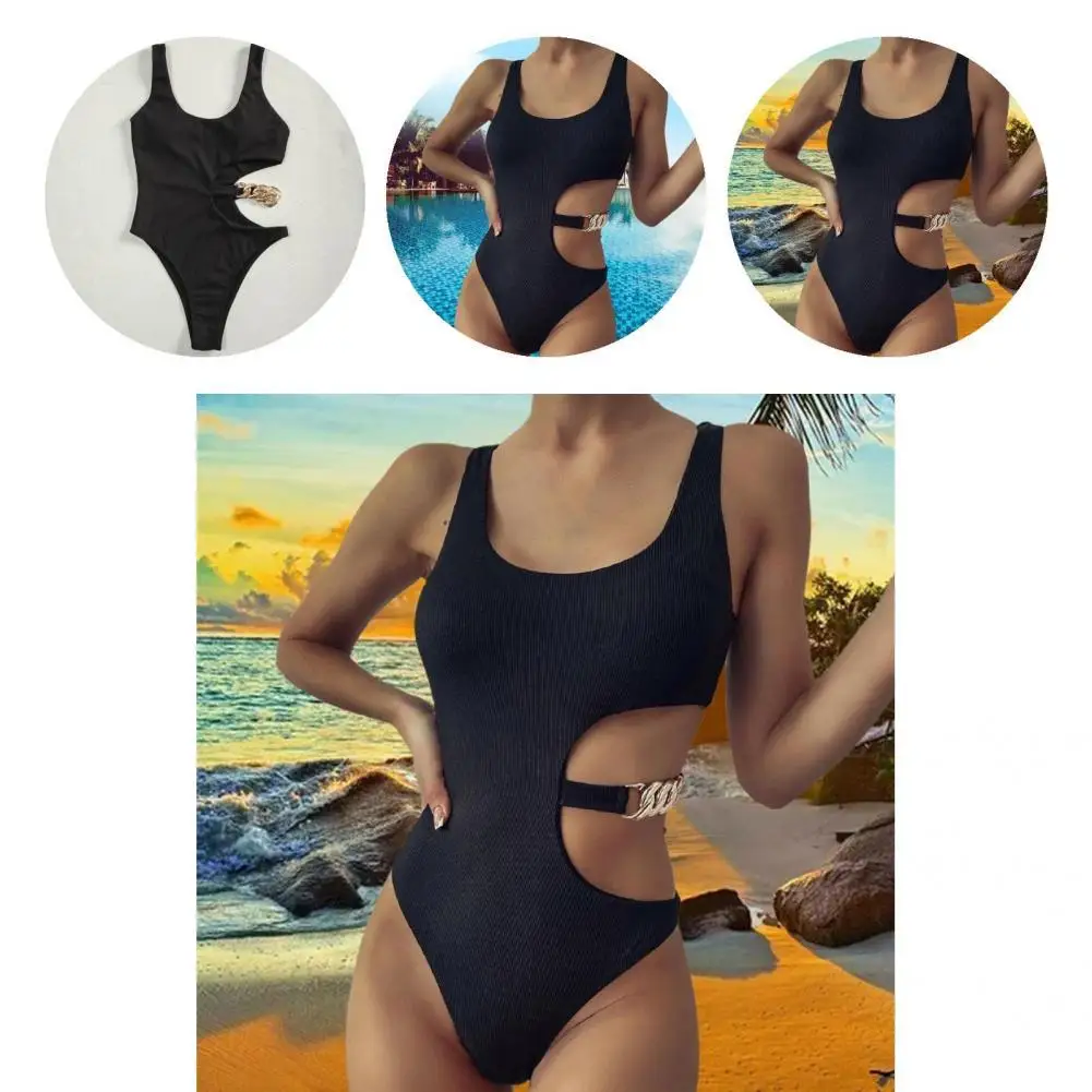 

Шикарный Монокини, сексуальный простой износостойкий женский купальник, женский купальник, купальник