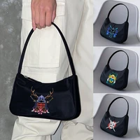 women shoulder bag underarm bags purse handbag outdoor travel shopping bag tote bags pouch monster print subaxillary case clutch