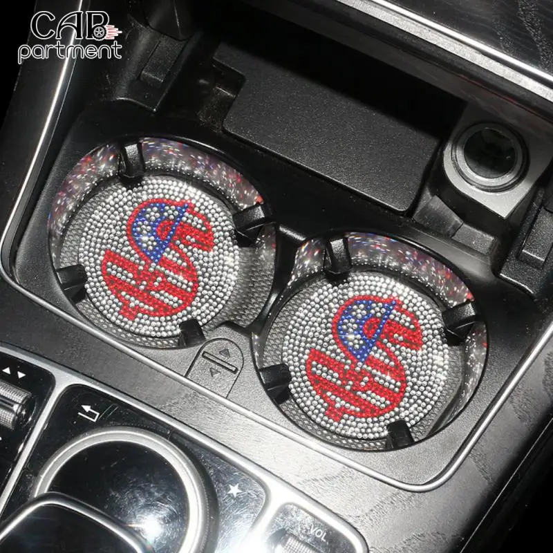 

Water Cup Pad Non-slip Multifunctional Car Coaster Interior Decoration Silica Gel Car Cup Coasters For Interior Decoration