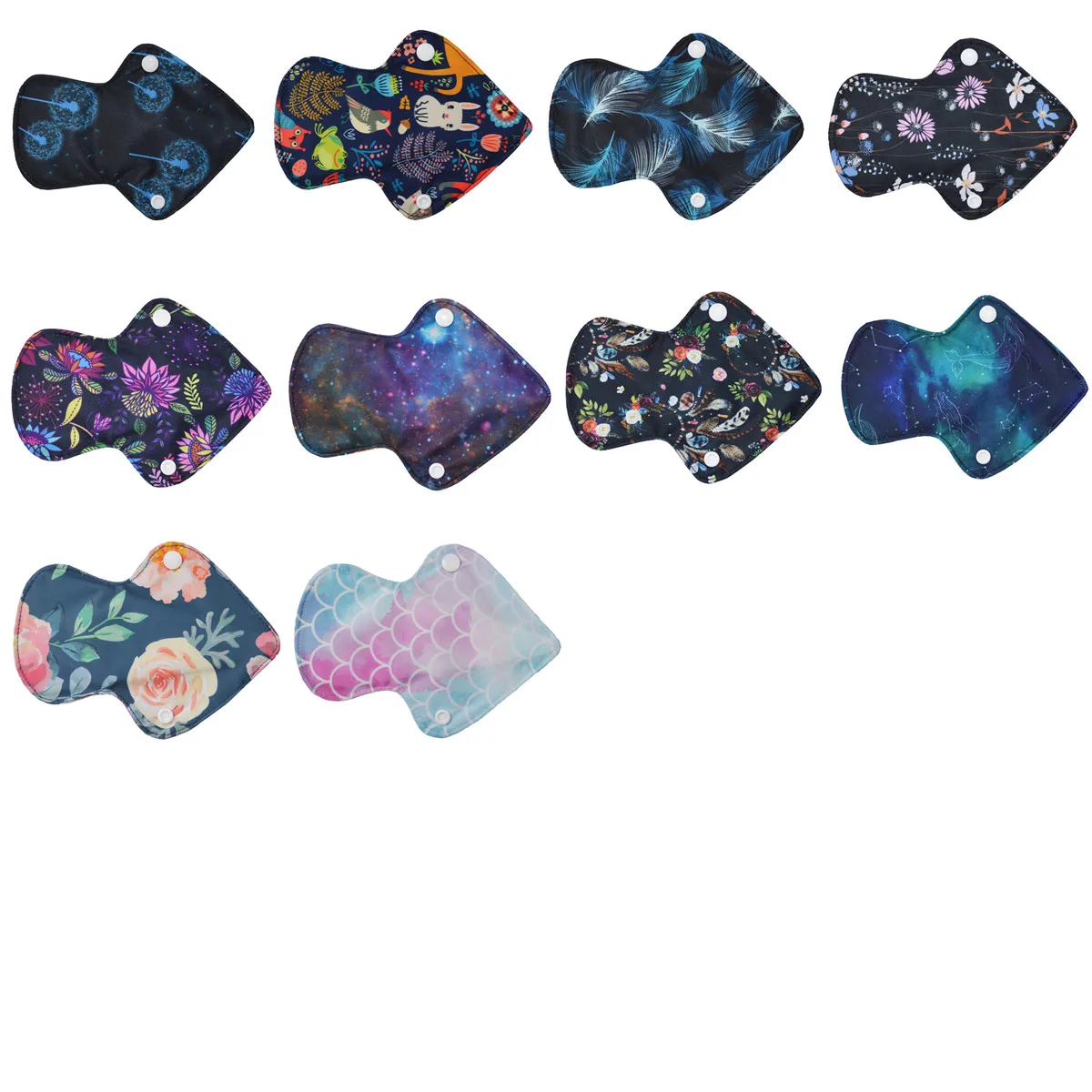 Прокладки для беременных Sigzagor с бамбуковым углем микрофиброй материал PUL