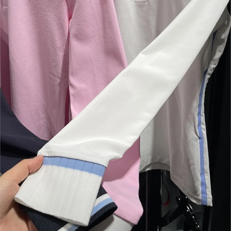 Women's Golf Polo Shirts Long Sleeve Lightweight Quick Dry Athletic Tennins Tops Slim Fit