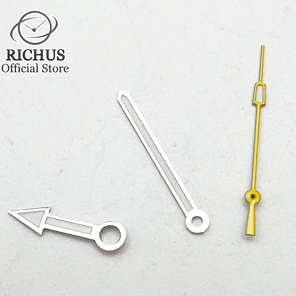 Желтые зеленые светящиеся стрелки для часов NH35 NH36 ETA2824 2836 PT5000 ST2130 автоматические