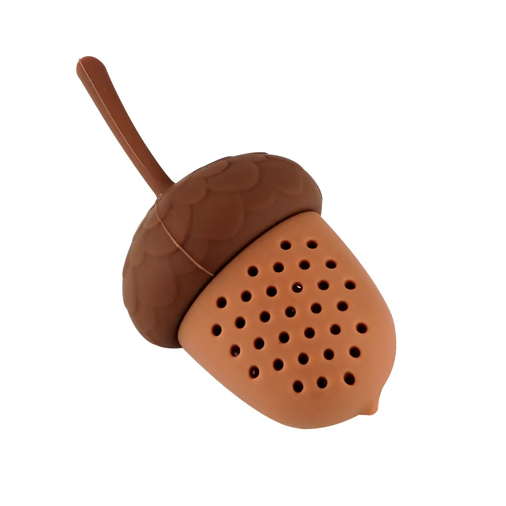 

Acorn Shape Tea Infuser Silicone Infusions Tea Bag Strainer Kitchen Accessories Gadgets Spice Diffuser Herbal Filter