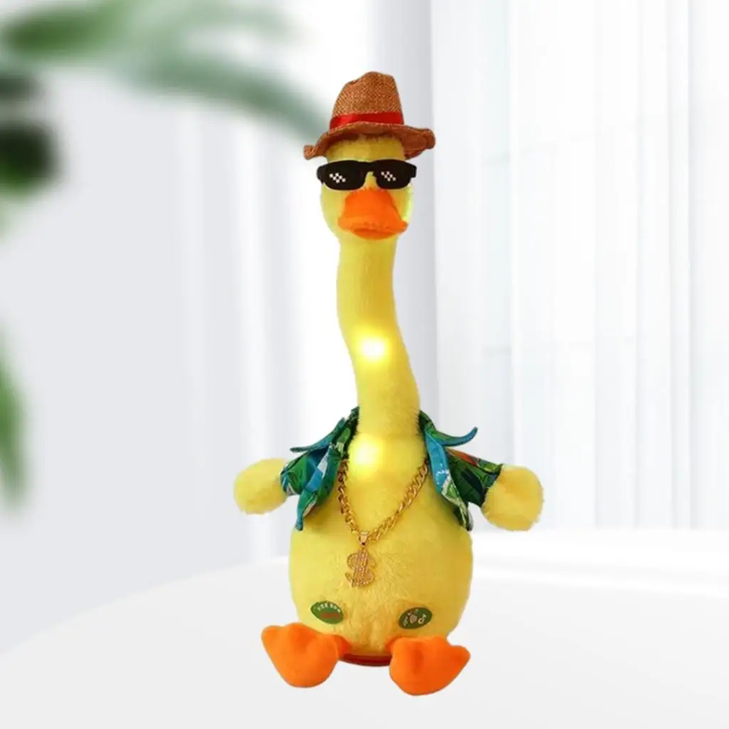 Очаровательная говорящая игрушка-утка 1 шт. набивной язык утка подарки для детей |