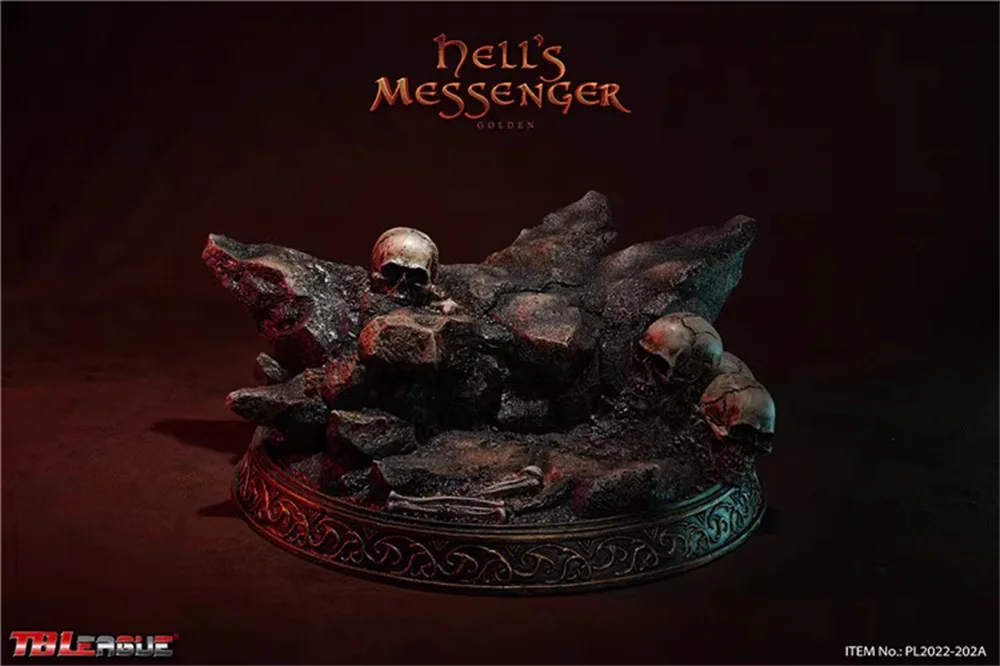 1/6 TBLeague PL2022-202A Золотая версия Hell's Messenger Женский воин солдат подставка кронштейн