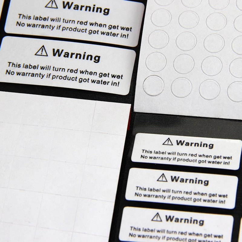 Рисунок 4 - водочувствительные наклейки