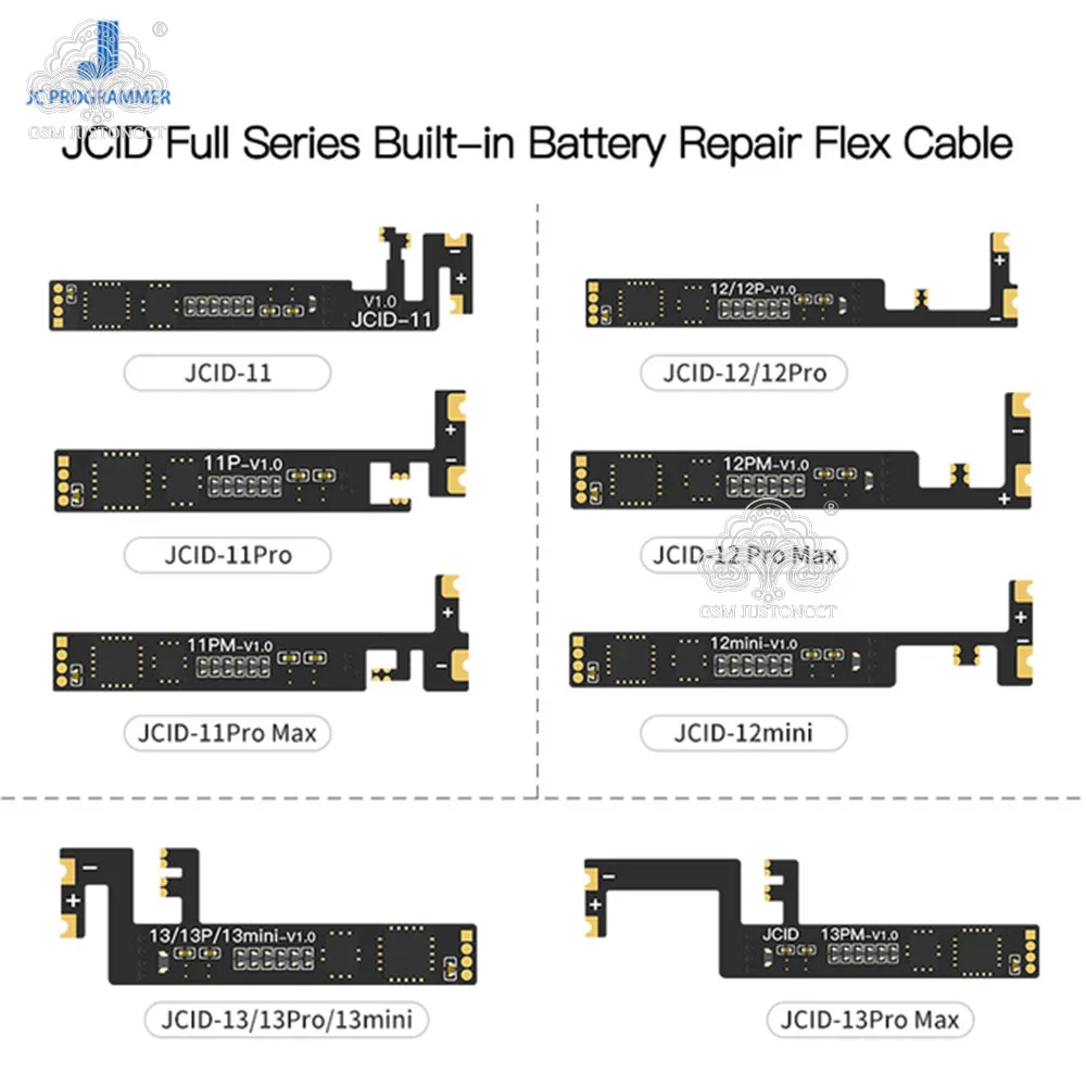 

JCID JC V1SE Battery Repair Board Flex Cable for iPhone 11-14Pro Max Series Battery Pop Ups Widows Error Health Warning Removing