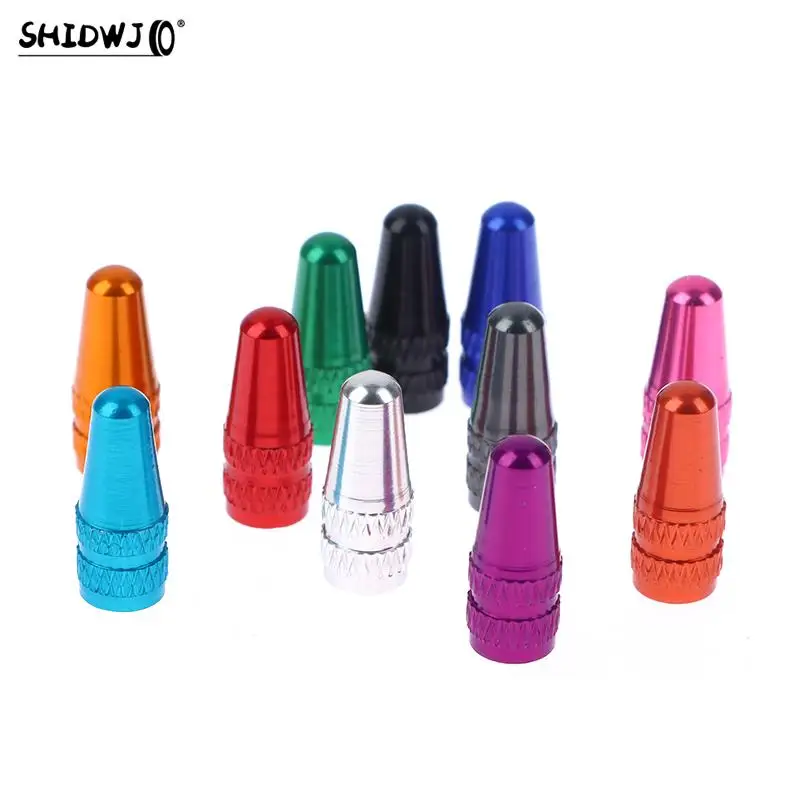 

4Pcs/set 11 Colors High Quality Racing Bike Tube Tyre Bicycle Tire Wheel French Valve Cap AIR Valve Caps Accessories