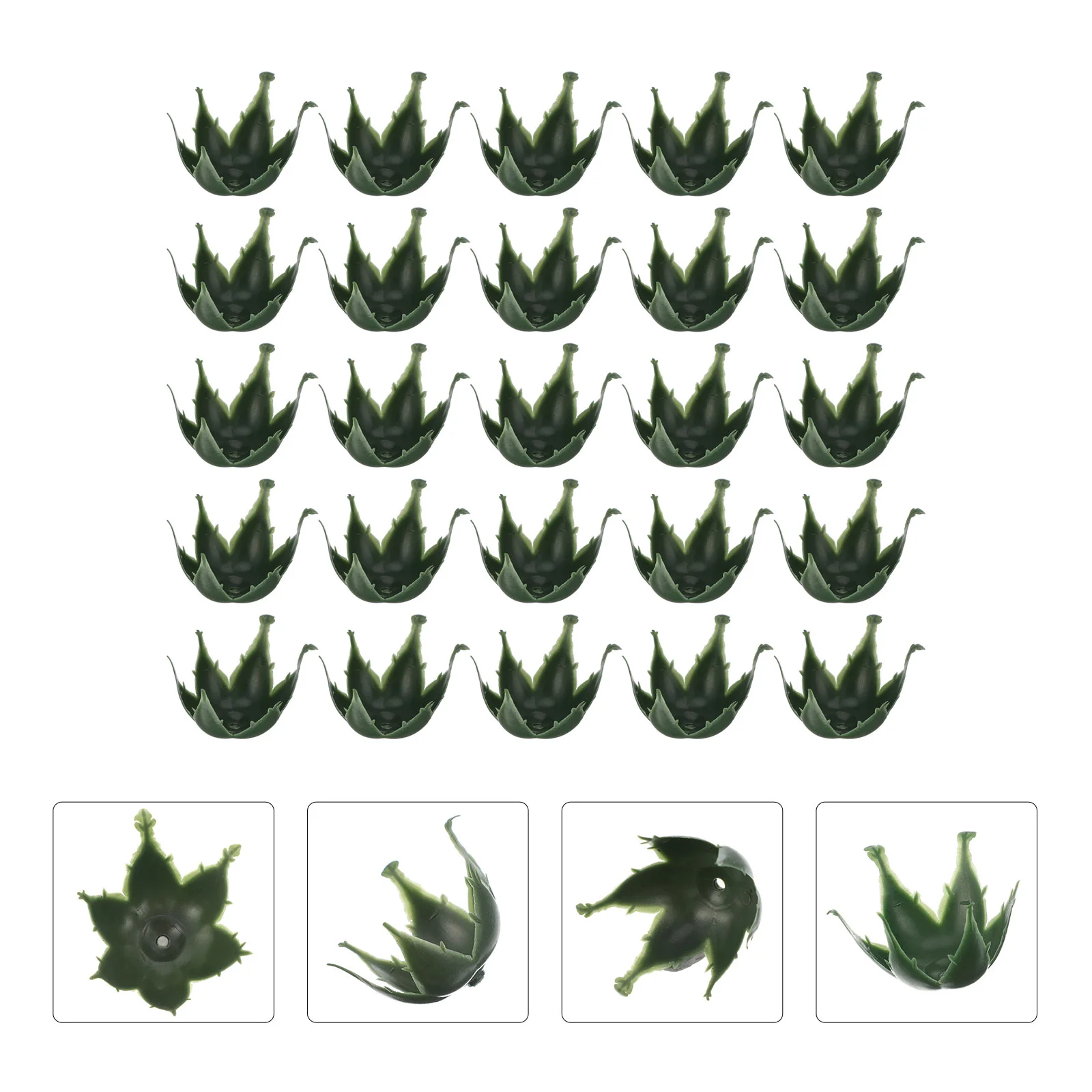 

Flower Calyx Artificial Calyxes Fake Diy Rose Supplies Sepals Leaves Receptacle Flowersreceptacles Green Base Making Craft