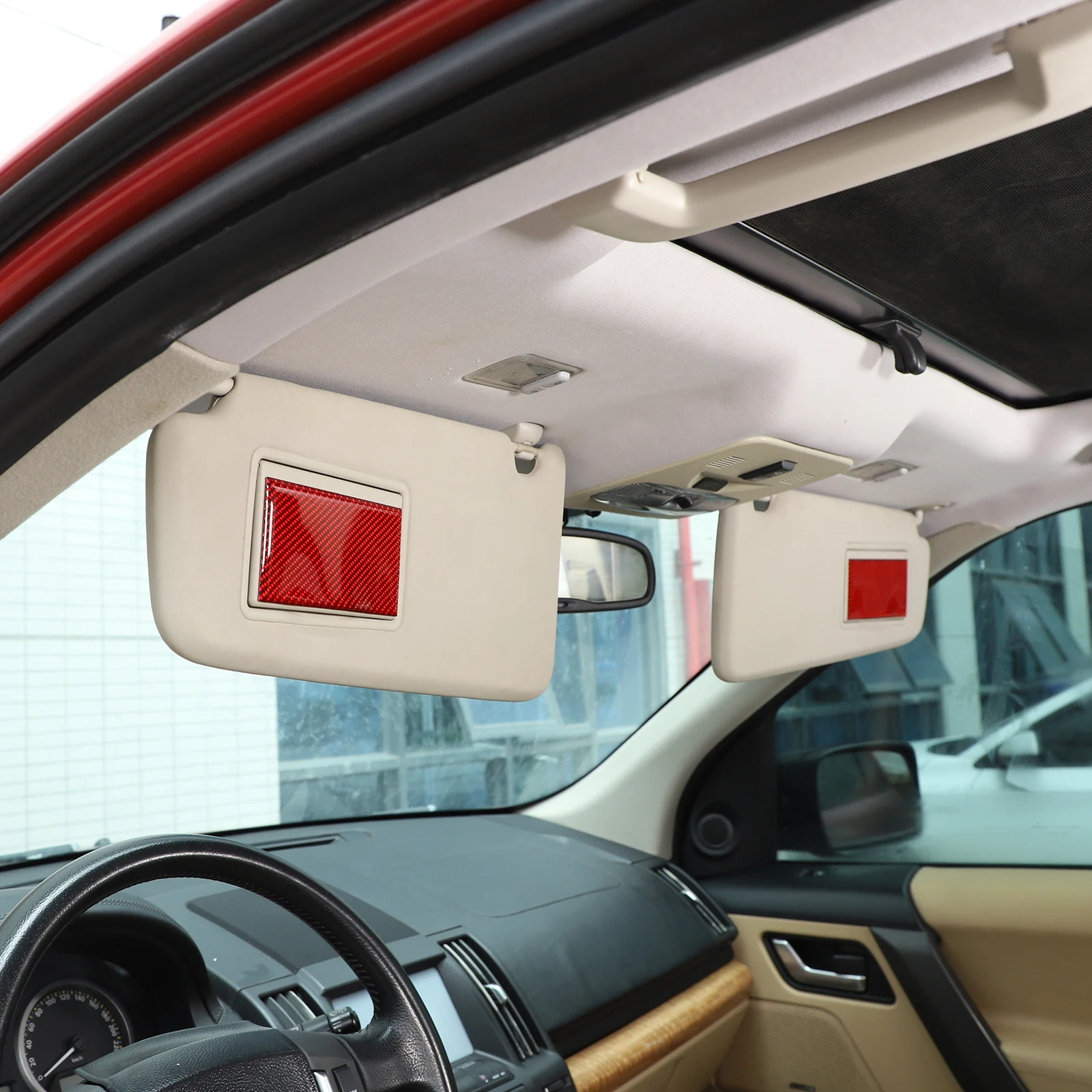 Мягкое углеродное волокно автомобильная крыша солнцезащитный козырек панель